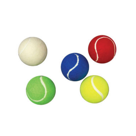 36 Coloured Tennis Balls In Bucket